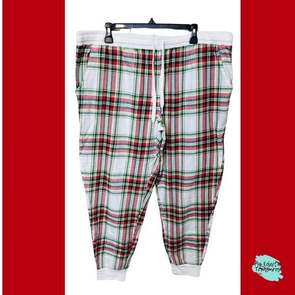 Secret Treasures Red and Green Pajama Pants XL - Picture 1 of 9